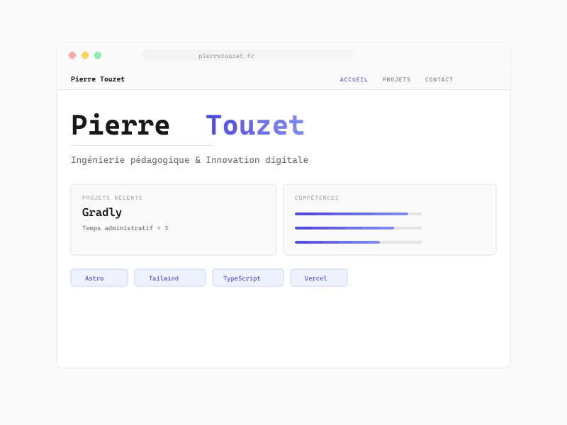 Portfolio de Pierre Touzet