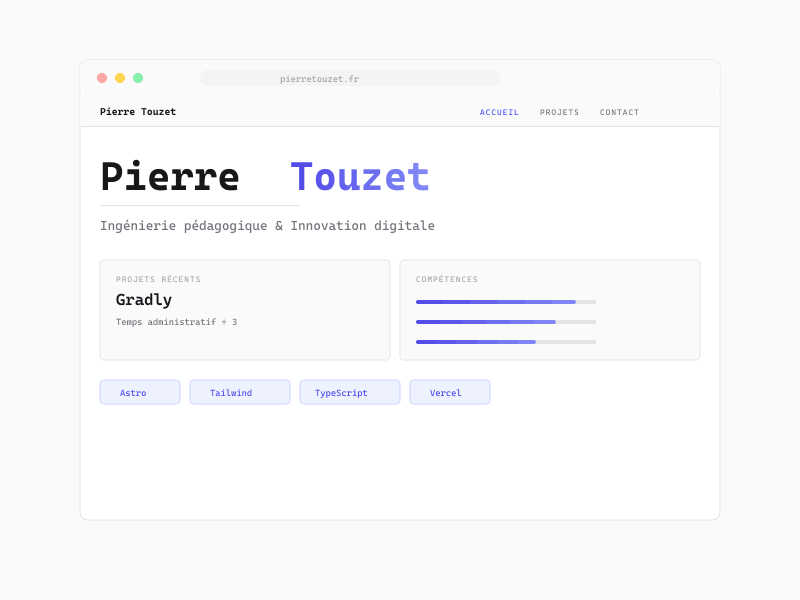 Portfolio de Pierre Touzet